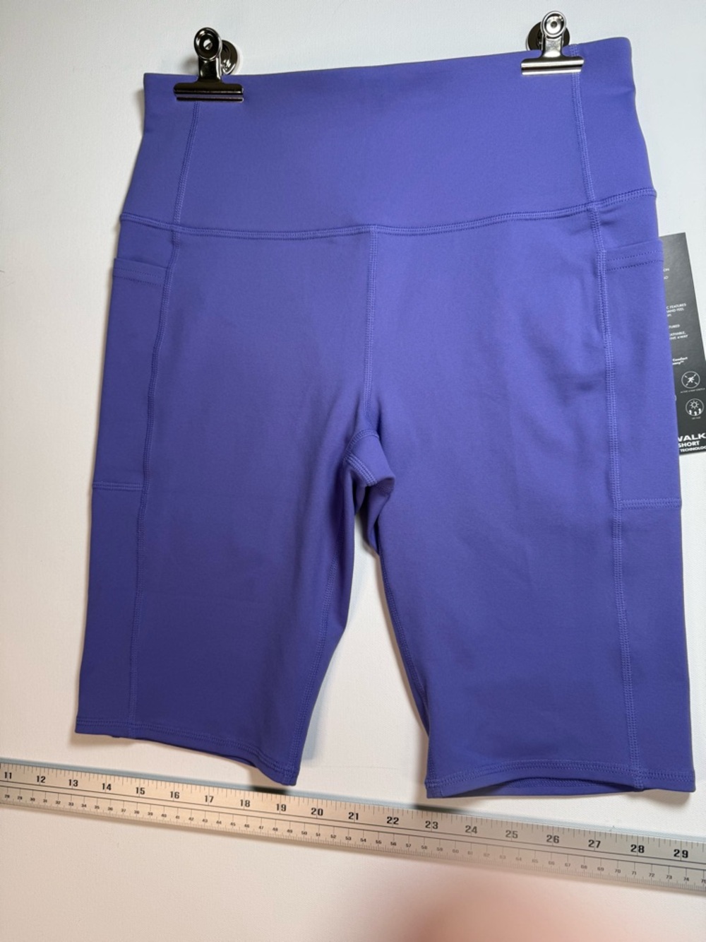 Skechers Women's Violet High-Rise Bike Shorts with Side Pockets